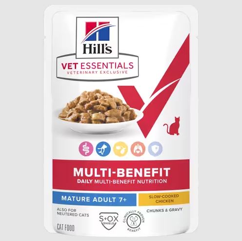 Hill's Vet Essentials Multi-Benefit Mature Adult 7+ Chicken kissalle 85 g MAISTELUPAKKAUS
