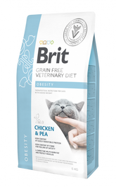 Brit Obesity Chicken & Pea kissalle 5 kg RIKKOONTUNUT