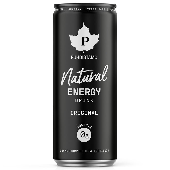 Puhdistamo Natural energy drink original 330 ml