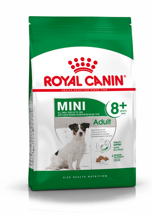 Royal Canin Mini Adult 8+ koiralle 8 kg