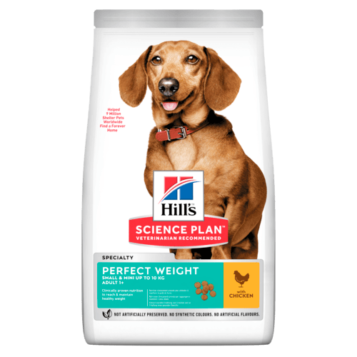 Hill's SP Perfect Weight Small & Mini Adult with Chicken koiralle 6 kg