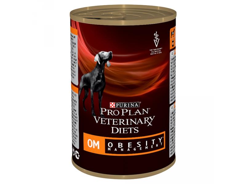 Pro Plan Veterinary Diets OM Obesity koiralle 400 g MAISTELUPAKKAUS PÄIVÄYSTARJOUS