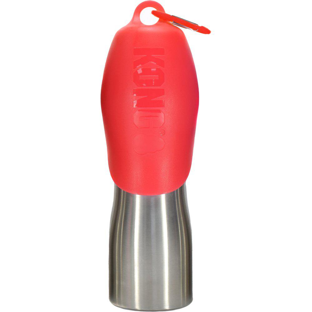 Kong juomapullo koiralle 740 ml punainen