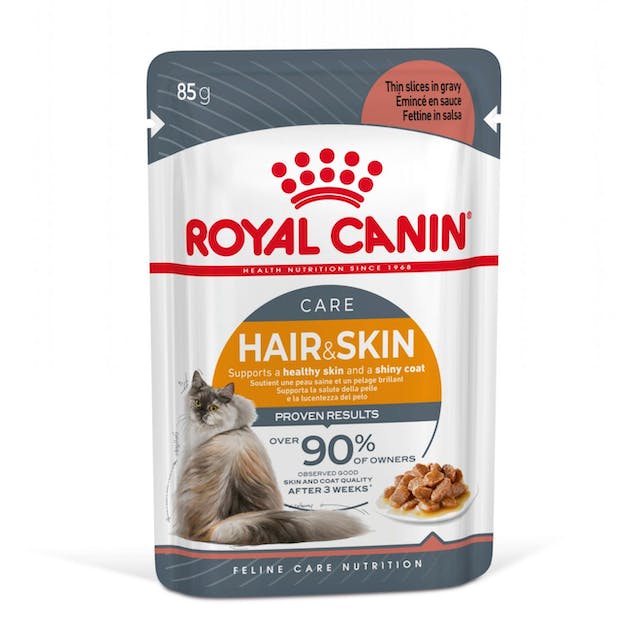 Royal Canin Hair & Skin Care in Gravy kissalle 85 g MAISTELUPAKKAUS