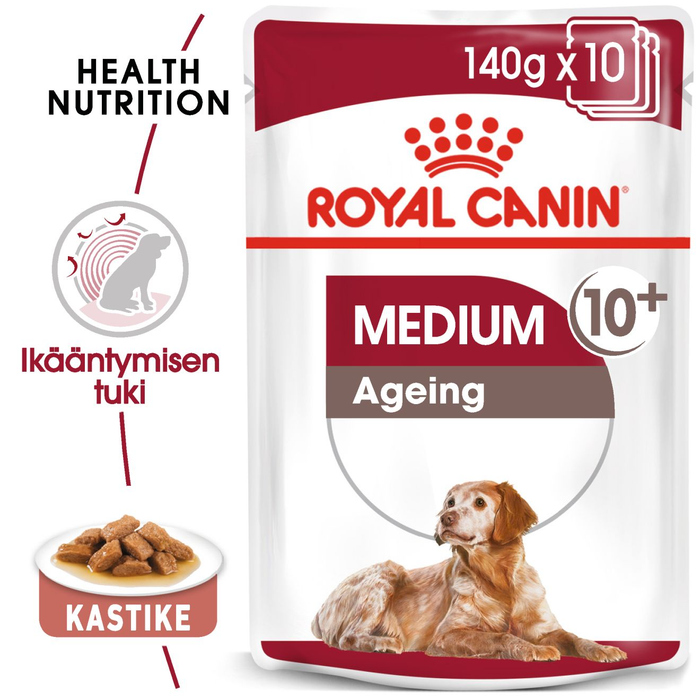 Royal Canin Medium Ageing koiralle 10 x 140 g