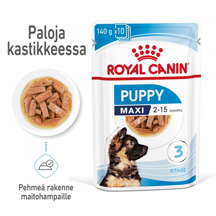 Royal Canin Maxi Puppy koiralle 10 x 140 g
