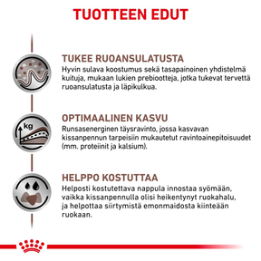 Royal Canin Veterinary Diets Gastrointestinal Kitten kissan kuivaruoka 400 g PÄIVÄYSTARJOUS