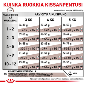 Royal Canin Veterinary Diets Gastrointestinal Kitten kissan kuivaruoka 400 g PÄIVÄYSTARJOUS