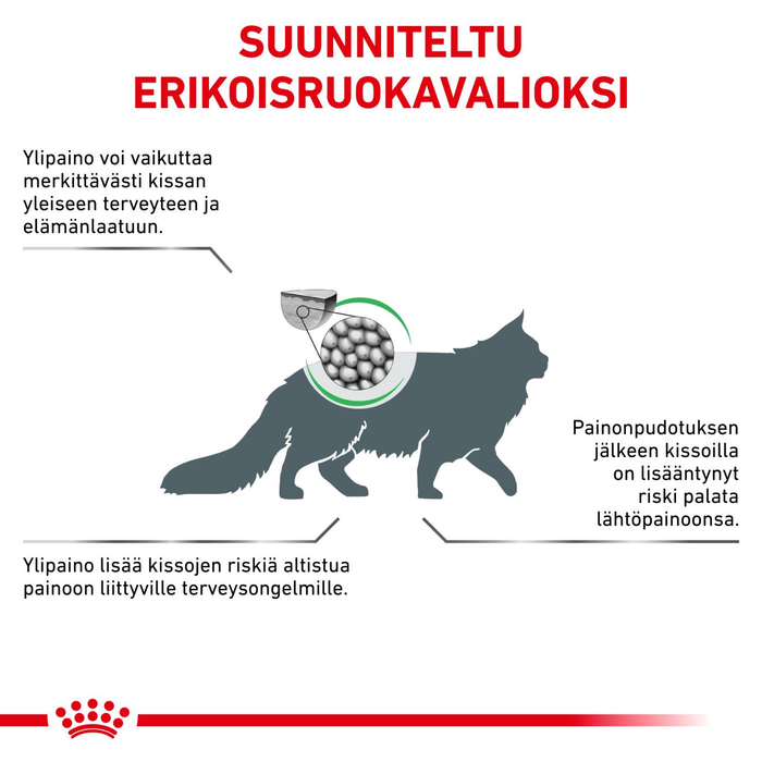 Royal Canin Veterinary Diets Weight Management Satiety kissan kuivaruoka 6 kg