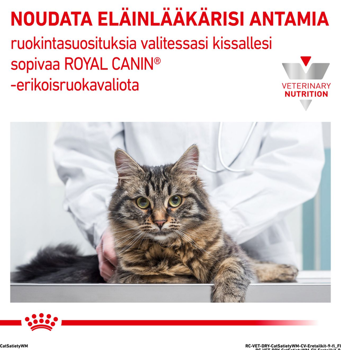 Royal Canin Veterinary Diets Weight Management Satiety kissan kuivaruoka 1,5 kg