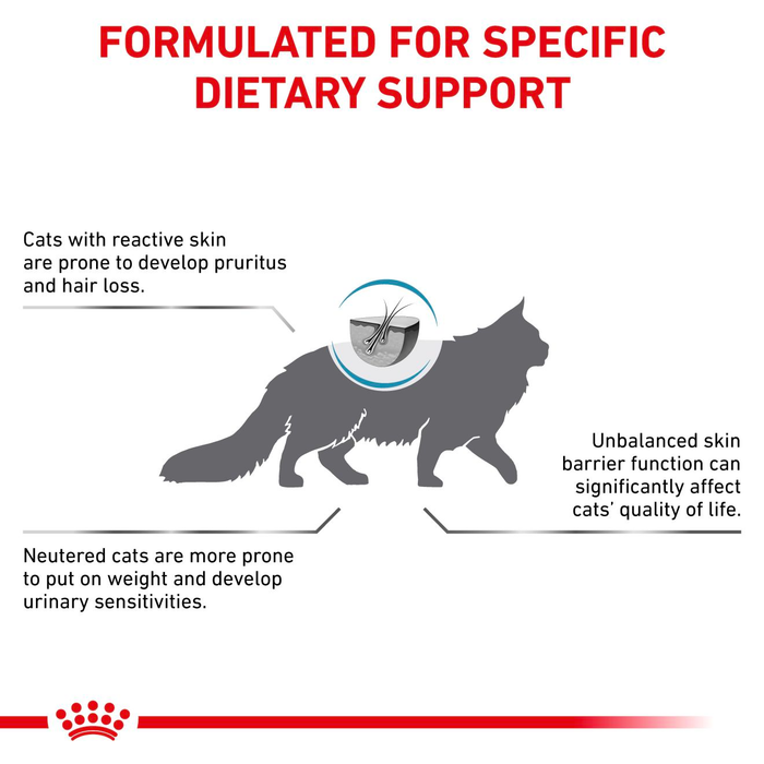 Royal Canin Veterinary Diets Derma Skin & Coat kissan kuivaruoka 1,5 kg