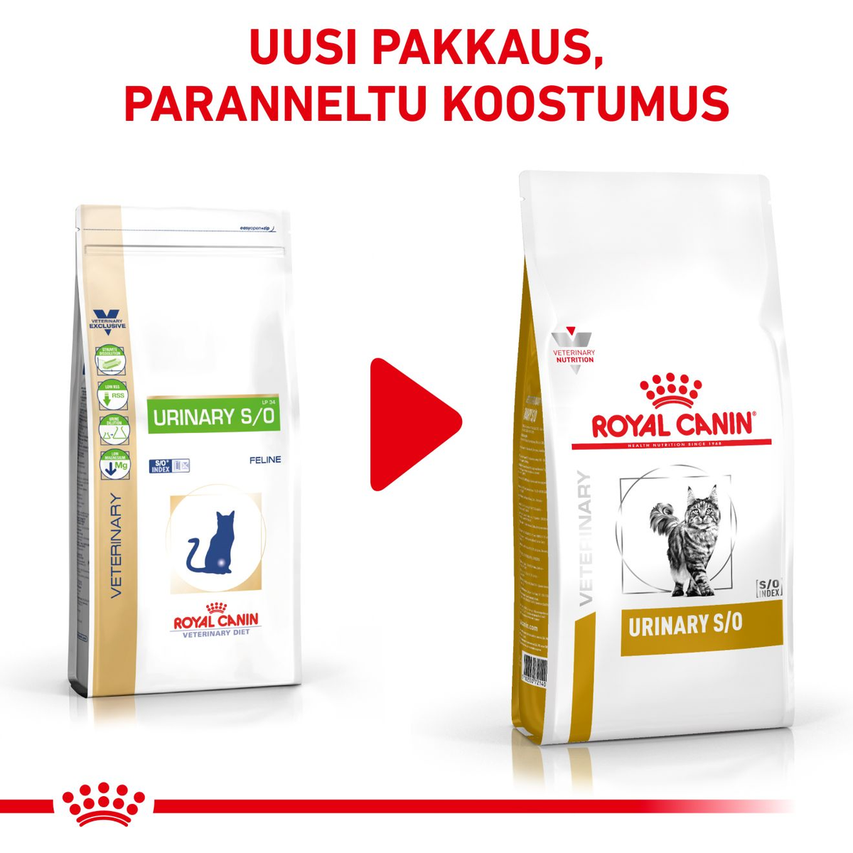Royal Canin Veterinary Diets Urinary S/O kissan kuivaruoka 3,5 kg