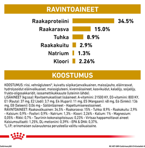 Royal Canin Veterinary Diets Urinary S/O kissan kuivaruoka 7 kg