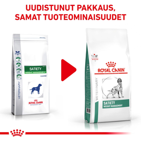 Royal Canin Veterinary Diets Weight Management Satiety koiran kuivaruoka 12 kg