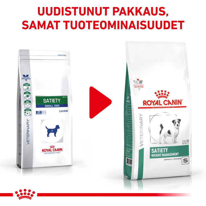 Royal Canin Veterinary Diets Weight Management Satiety Small Dogs koiran kuivaruoka 1,5 kg