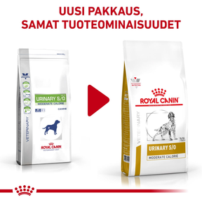 Royal Canin Veterinary Diets Urinary S/O Moderate Calorie koiran kuivaruoka 1,5 kg