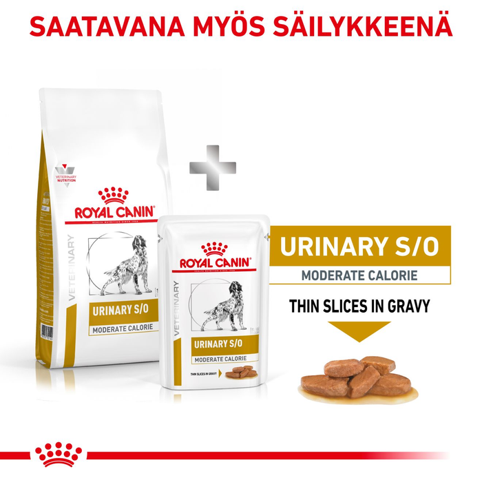 Royal Canin Veterinary Diets Urinary S/O Moderate Calorie koiran kuivaruoka 6,5 kg