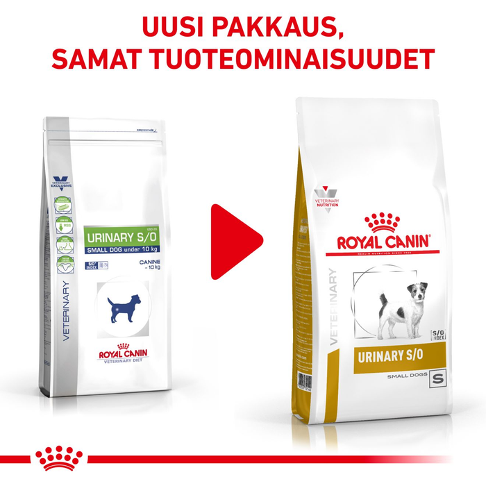 Royal Canin Veterinary Diets Urinary S/O Small Dogs koiran kuivaruoka 4 kg