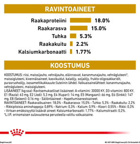 Royal Canin Veterinary Diets Urinary U/C Low Purine koiran kuivaruoka 7,5 kg