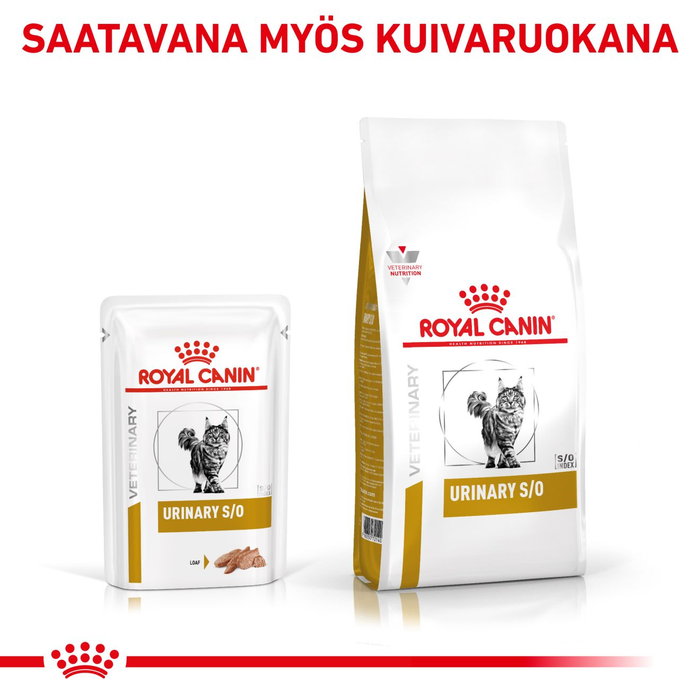 Royal Canin Veterinary Diets Urinary S/O Loaf annospussi kissan märkäruoka 12 x 85 g