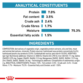 Royal Canin Veterinary Diets Derma Hypoallergenic Loaf säilykepurkki koiran märkäruoka 400 g MAISTELUPAKKAUS