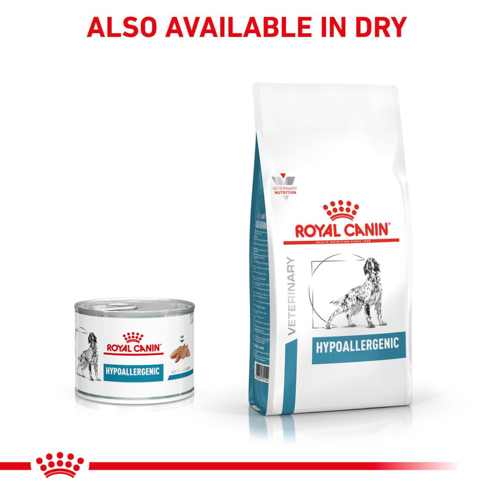 Royal Canin Veterinary Diets Derma Hypoallergenic Loaf säilykepurkki koiran märkäruoka 400 g MAISTELUPAKKAUS