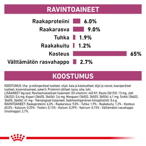 Royal Canin Veterinary Diets Renal Special säilykepurkki koiran märkäruoka 410 g MAISTELUPAKKAUS