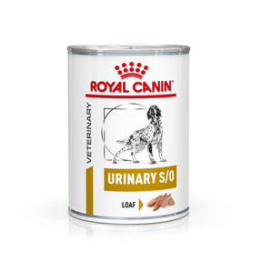 Royal Canin Veterinary Diets Urinary S/O Loaf säilykepurkki koiran märkäruoka 12 x 410 g