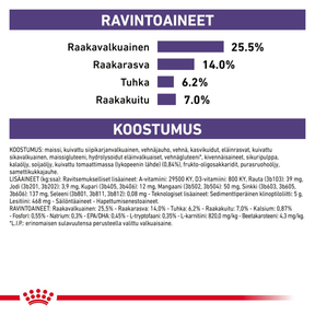 Royal Canin Veterinary Diets Health Management Mature Consult small dog koiran kuivaruoka 3,5 kg