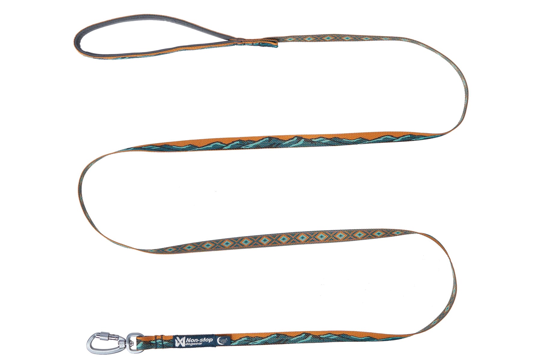 Non-stop Trail quest leash Rachel Pohl edition sinivihreä/tammi 15mm/2m