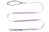 Non-stop Trail quest leash Rachel Pohl edition violetti/vaaleanpunainen 15mm/2m