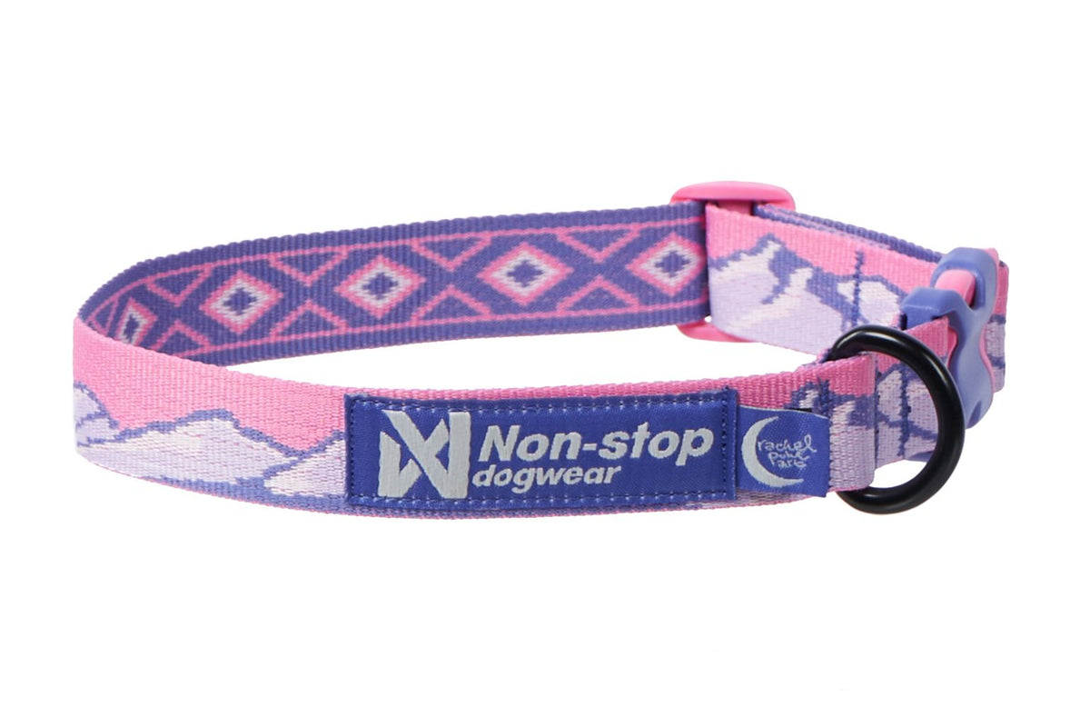 Non-stop Trail quest collar Rachel Pohl edition violetti/vaaleanpunainen L