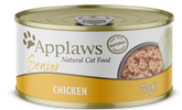 Applaws Kissa Senior kana hyytelössä purkki 24 x 70 g