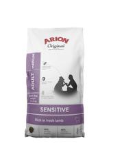 Arion Sensitive Medium lammas koiralle 2 kg