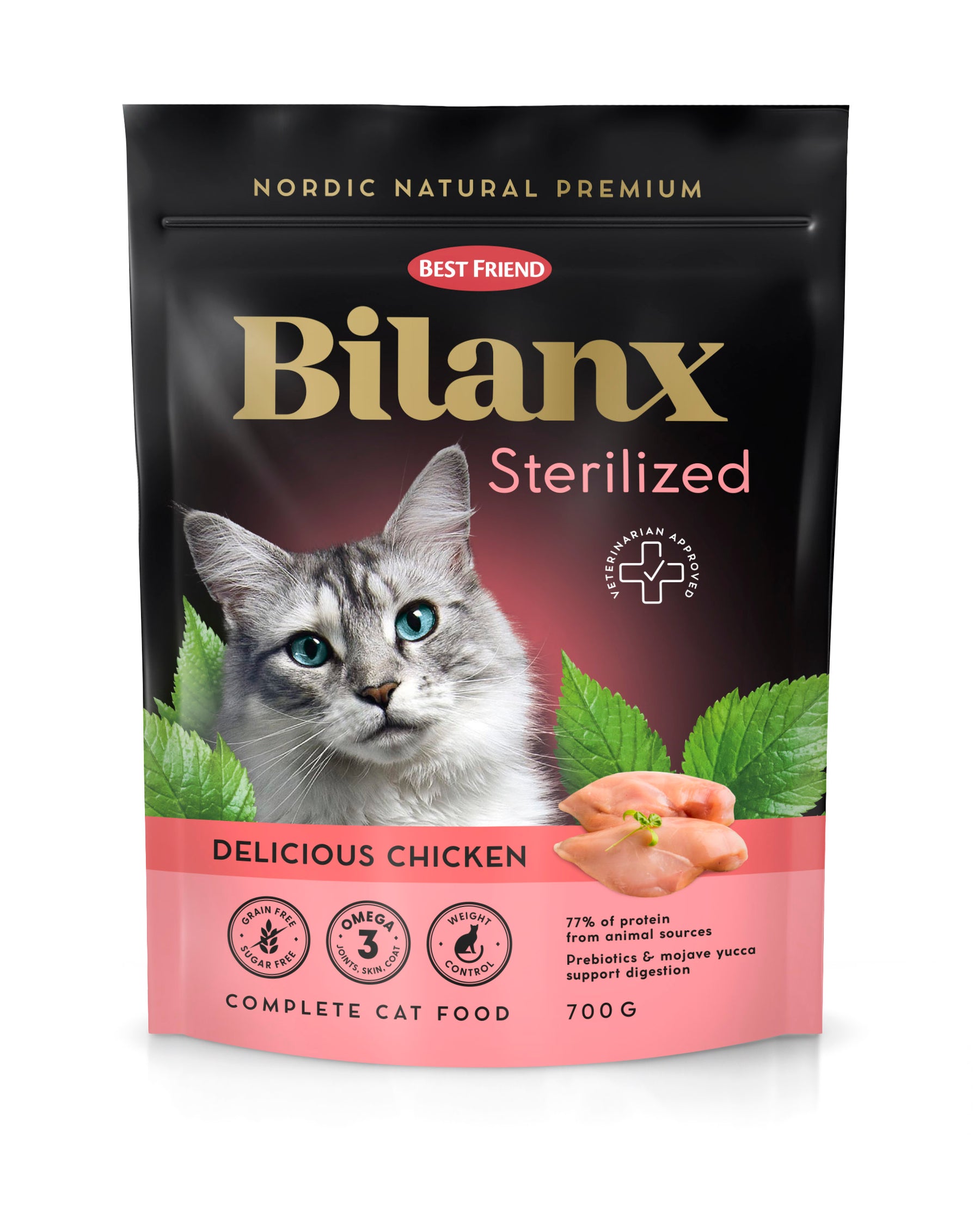 Best Friend Bilanx Sterilized kana kissalle 700 g