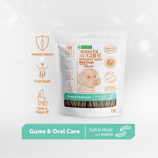 Nature's Protection Superior Care Red Coat Junior Viljaton Oral Care Hyönteinen 150g