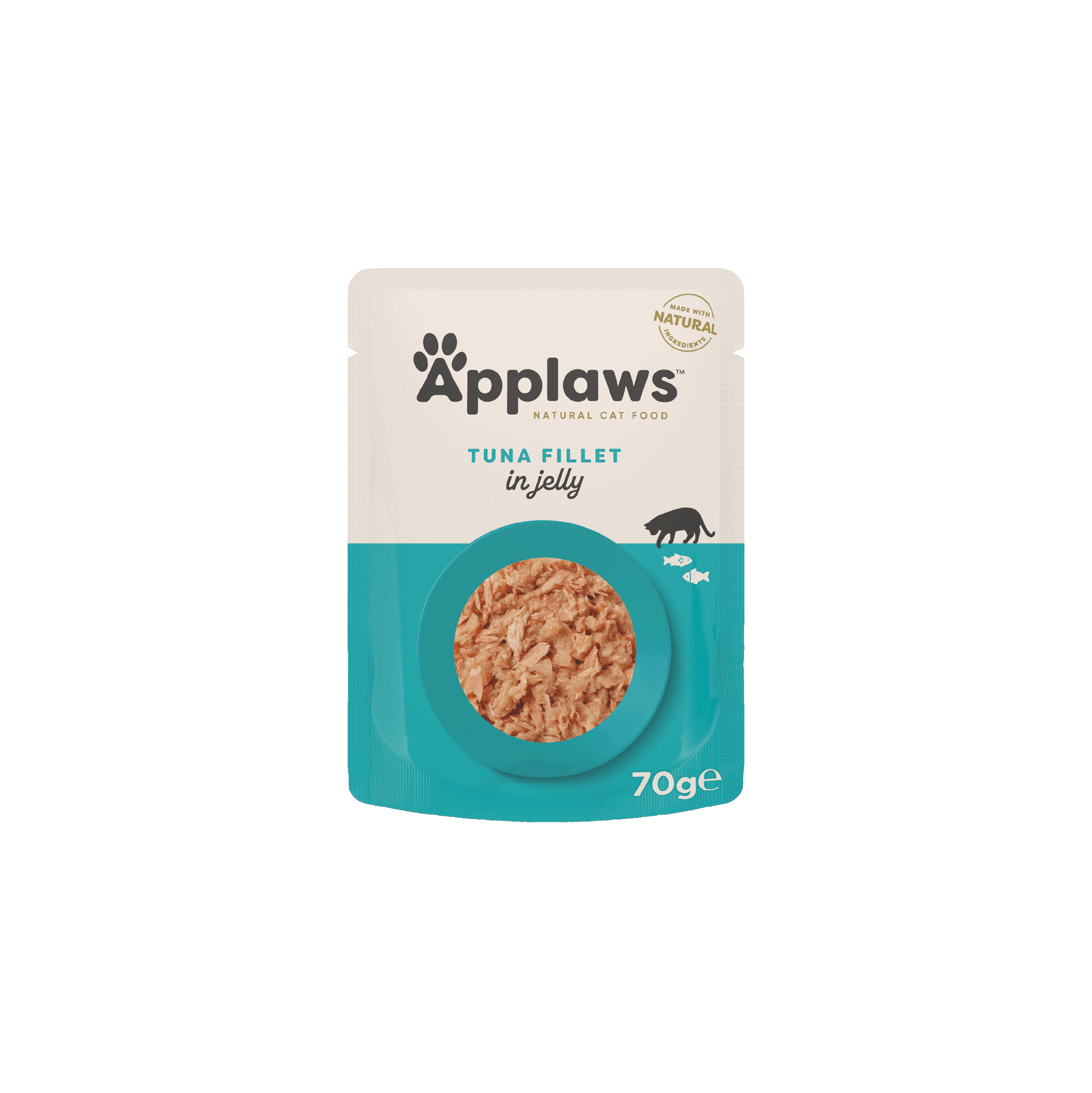 Applaws Kissa tonnikalafile hyytelössä annospussi 16 x 70 g