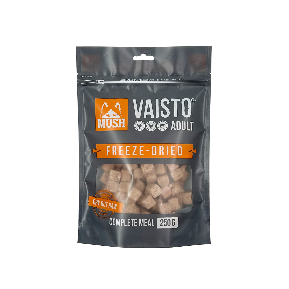 MUSH Vaisto Harmaa Freeze-Dried 250 g