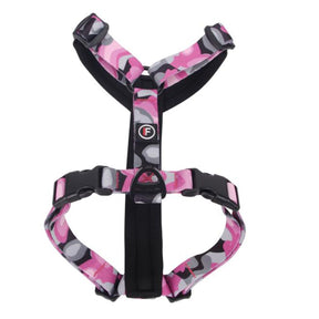 FinNero Camocolor Y-valjas pinkki XS