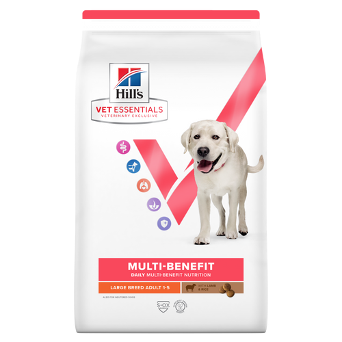 Hill's Vet Essentials Multi-Benefit Large Adult with Lamb & Rice koiralle 14 kg