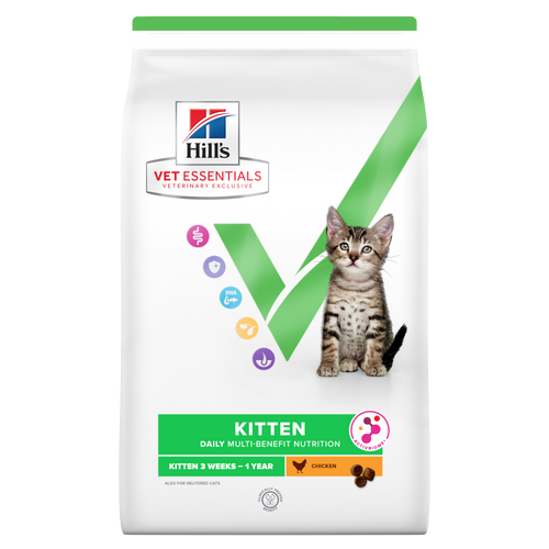Hill's Vet Essentials Multi-Benefit Kitten with Chicken kissalle 1,5 kg RIKKOONTUNUT