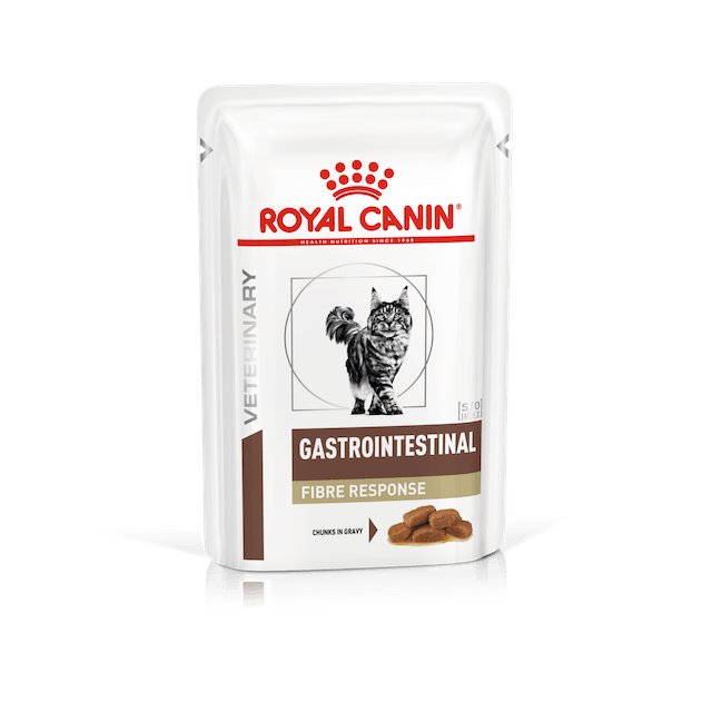 Royal Canin Veterinary Diets Gastrointestinal Fibre Response kissan märkäruoka 85 g MAISTELUPAKKAUS