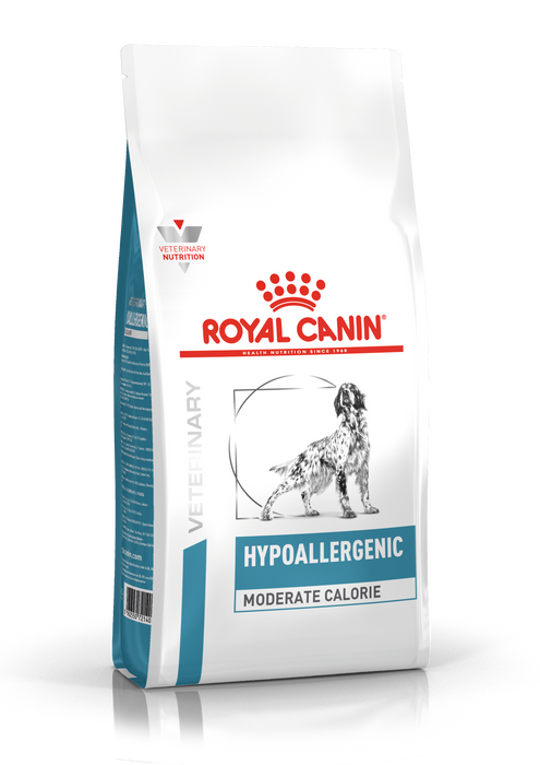 Royal Canin Hypoallergenic Moderate Calorie koiralle 1,5 kg