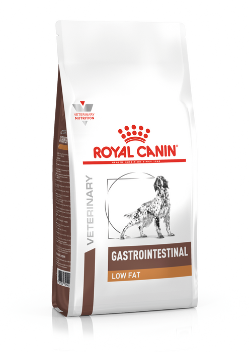 Royal Canin Veterinary Diets Gastrointestinal Low Fat koiran kuivaruoka 12 kg