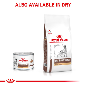 Royal Canin Veterinary Diets Gastrointestinal High Fibre Loaf säilykepurkki koiran märkäruoka 200 g MAISTELUPAKKAUS PÄIVÄYSTARJOUS