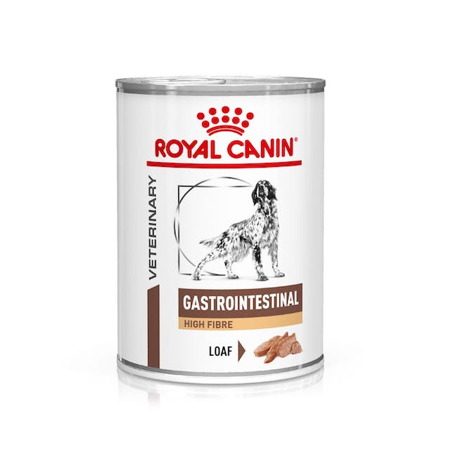 Royal Canin Veterinary Diets Gastrointestinal High Fibre säilykepurkki koiran märkäruoka 12 x 410 g