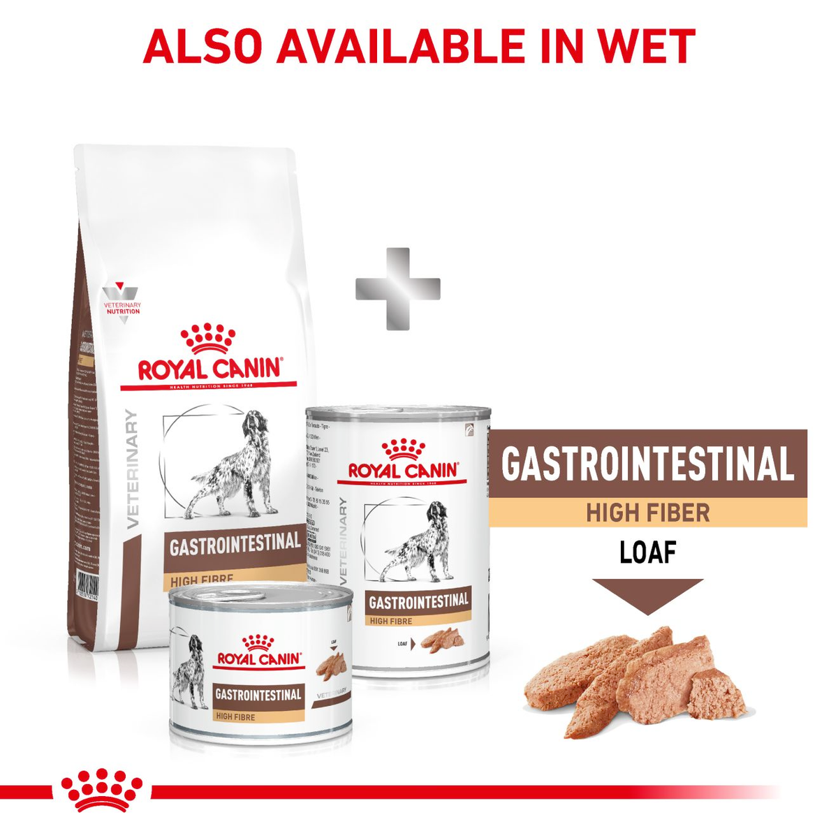 Royal Canin Veterinary Diets Gastrointestinal High Fibre koiran kuivaruoka 7,5 kg