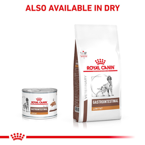 Royal Canin Veterinary Diets Gastrointestinal Low Fat Loaf säilykepurkki koiran märkäruoka 200 g MAISTELUPAKKAUS