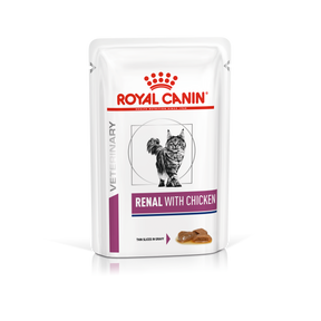 Royal Canin Veterinary Diets Renal Chicken kissan märkäruoka 12 x 85 g