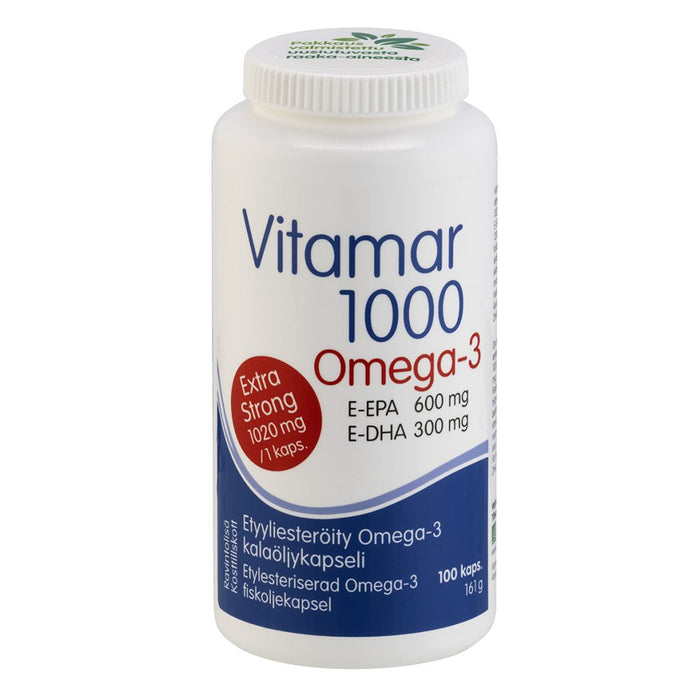Vitamar 1000 Omega-3 100 kapselia